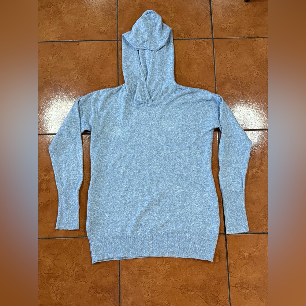 Cynthia Rowley Light Blue Knit Hoodie